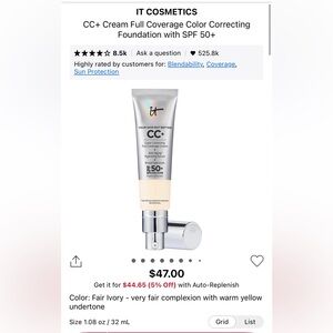 IT Cosmetics CC+ Cream SPF 50+